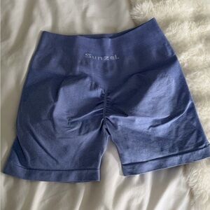 Women's Purple Workout Biker Shorts